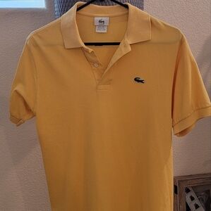 Men's Lacoste Polo Shirt in Yellow Sz4